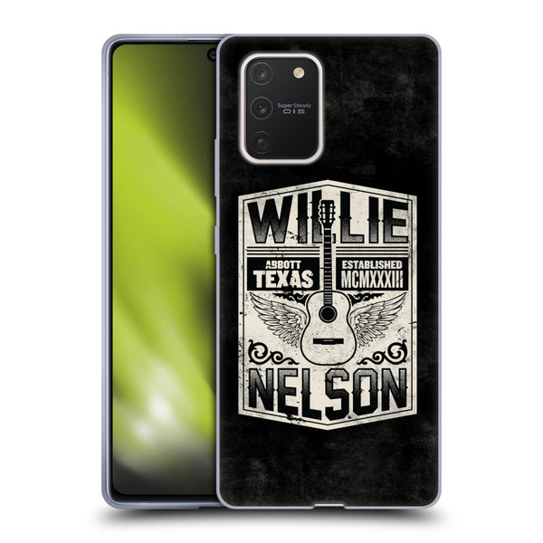 Willie Nelson Grunge Flying Guitar Soft Gel Case for Samsung Galaxy S10 Lite