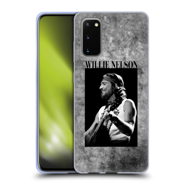 Willie Nelson Grunge Black And White Soft Gel Case for Samsung Galaxy S20 / S20 5G