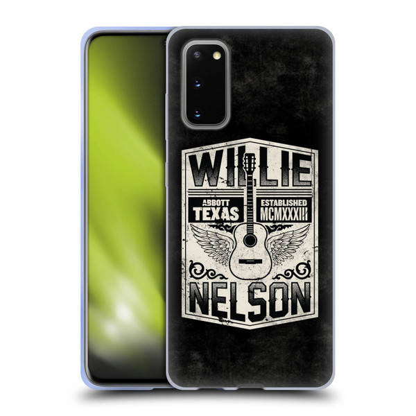 Willie Nelson Grunge Flying Guitar Soft Gel Case for Samsung Galaxy S20 / S20 5G