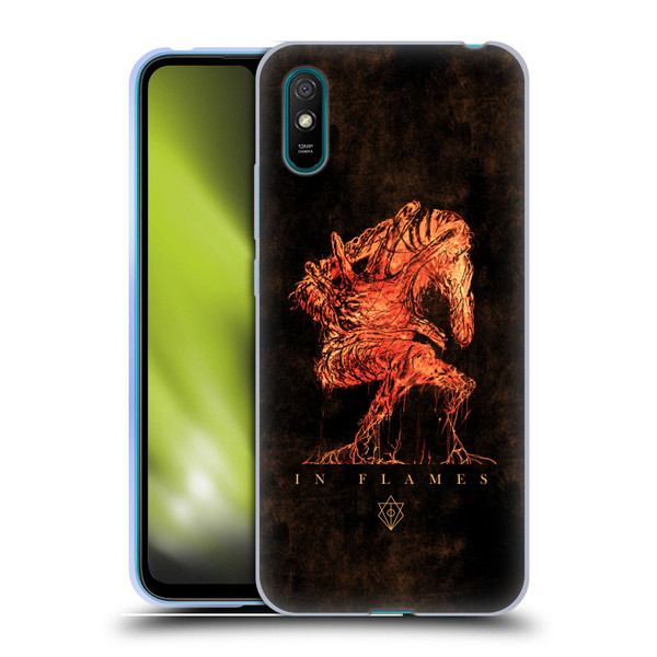 In Flames Metal Grunge Creature Soft Gel Case for Xiaomi Redmi 9A / Redmi 9AT