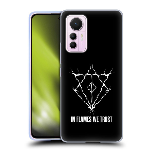 In Flames Metal Grunge Jesterhead Logo Soft Gel Case for Xiaomi 12 Lite