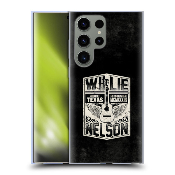 Willie Nelson Grunge Flying Guitar Soft Gel Case for Samsung Galaxy S23 Ultra 5G