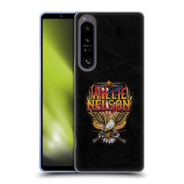 Willie Nelson Grunge Eagle Soft Gel Case for Sony Xperia 1 IV