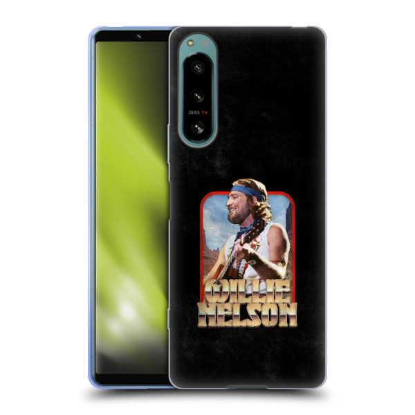 Willie Nelson Grunge Vintage Soft Gel Case for Sony Xperia 5 IV