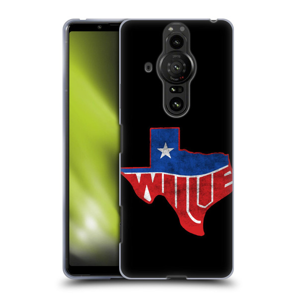 Willie Nelson Grunge Texas Soft Gel Case for Sony Xperia Pro-I