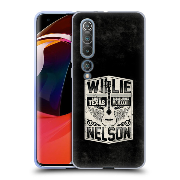 Willie Nelson Grunge Flying Guitar Soft Gel Case for Xiaomi Mi 10 5G / Mi 10 Pro 5G