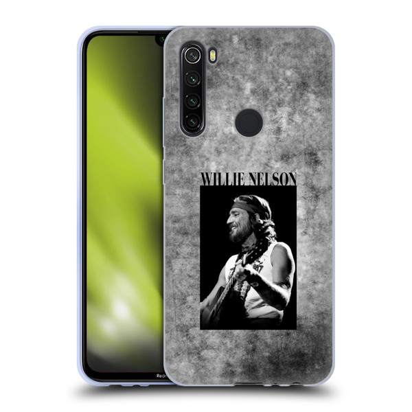 Willie Nelson Grunge Black And White Soft Gel Case for Xiaomi Redmi Note 8T