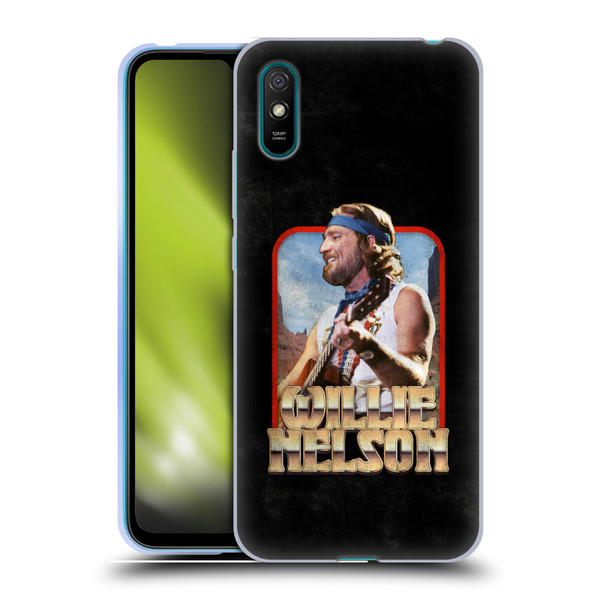 Willie Nelson Grunge Vintage Soft Gel Case for Xiaomi Redmi 9A / Redmi 9AT