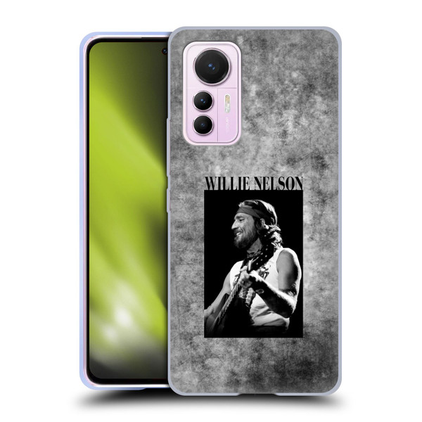 Willie Nelson Grunge Black And White Soft Gel Case for Xiaomi 12 Lite