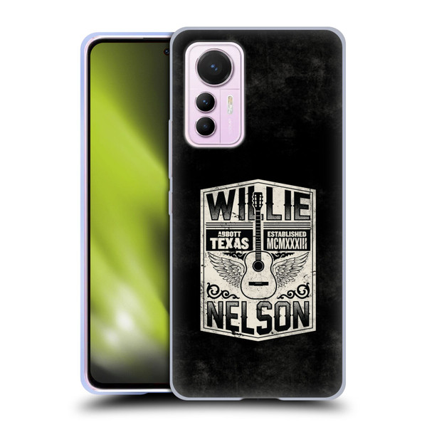 Willie Nelson Grunge Flying Guitar Soft Gel Case for Xiaomi 12 Lite