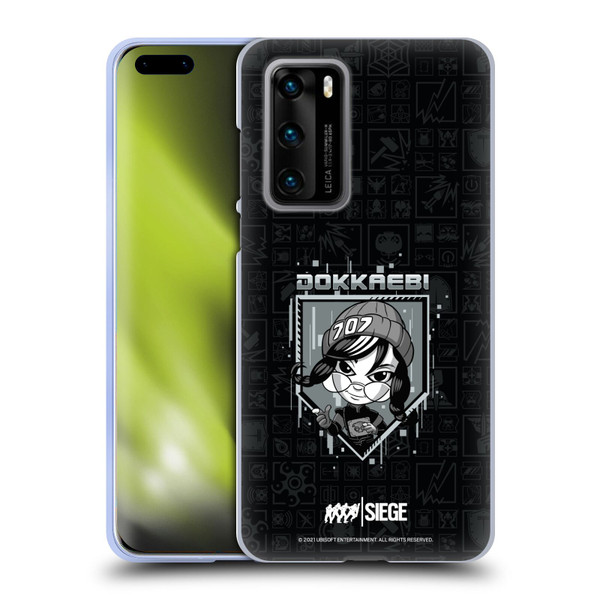 Tom Clancy's Rainbow Six Siege Chibi Operators Dokkaebi Soft Gel Case for Huawei P40 5G