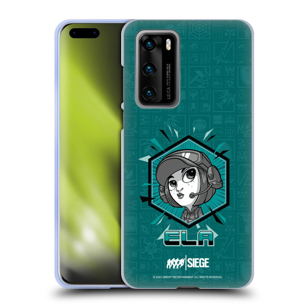 Tom Clancy's Rainbow Six Siege Chibi Operators Ela Soft Gel Case for Huawei P40 5G