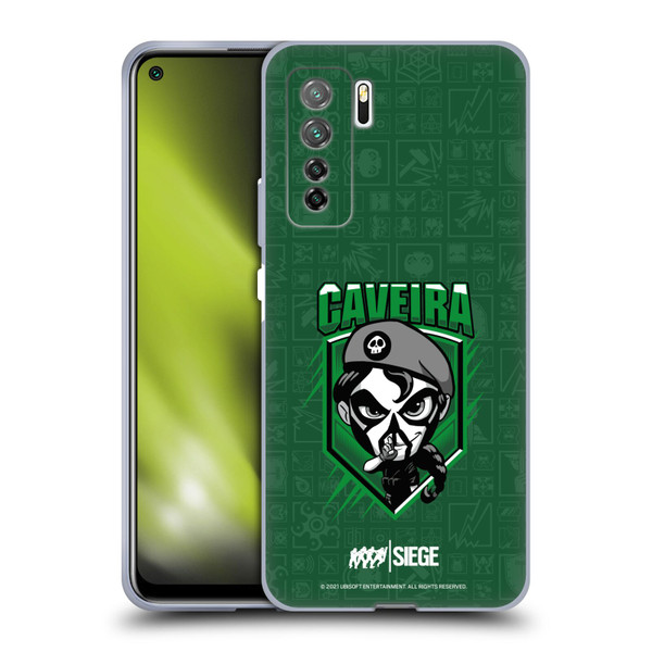 Tom Clancy's Rainbow Six Siege Chibi Operators Caveira Soft Gel Case for Huawei Nova 7 SE/P40 Lite 5G