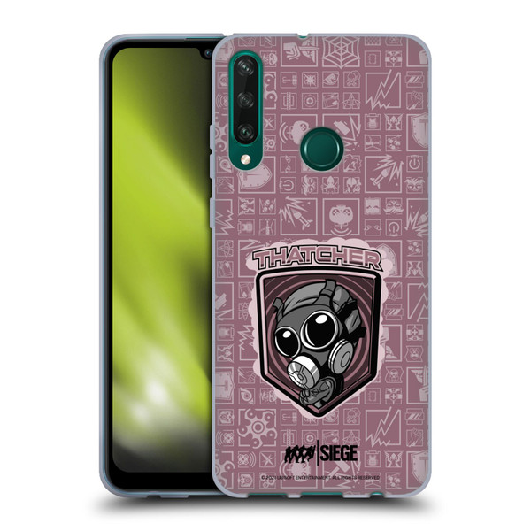 Tom Clancy's Rainbow Six Siege Chibi Operators Thatcher Soft Gel Case for Huawei Y6p