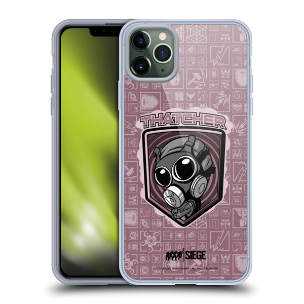 Tom Clancy's Rainbow Six Siege Chibi Operators Thatcher Soft Gel Case for Apple iPhone 11 Pro Max