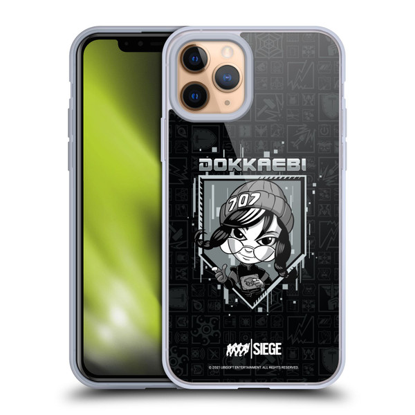 Tom Clancy's Rainbow Six Siege Chibi Operators Dokkaebi Soft Gel Case for Apple iPhone 11 Pro
