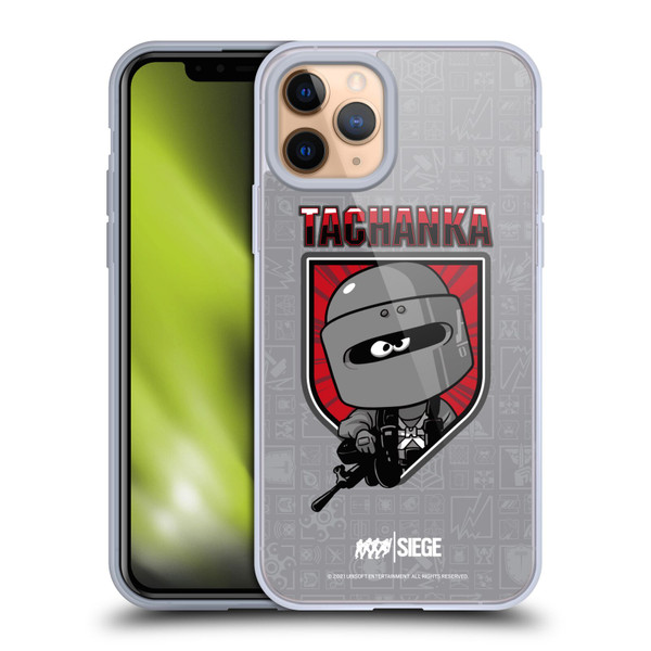 Tom Clancy's Rainbow Six Siege Chibi Operators Tachanka Soft Gel Case for Apple iPhone 11 Pro