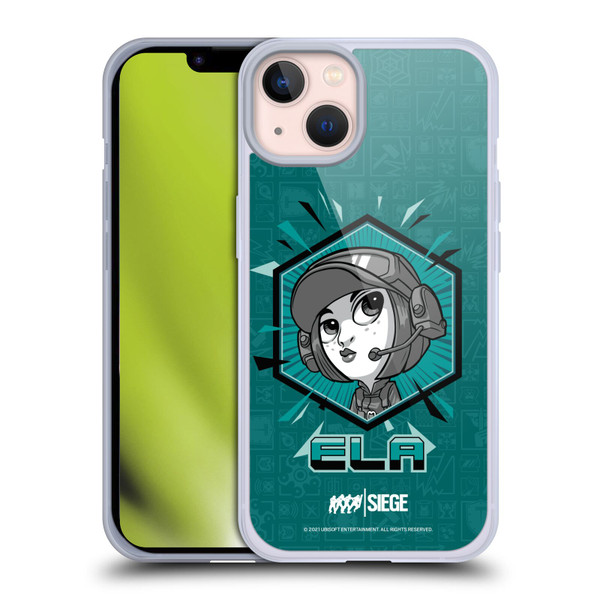 Tom Clancy's Rainbow Six Siege Chibi Operators Ela Soft Gel Case for Apple iPhone 13