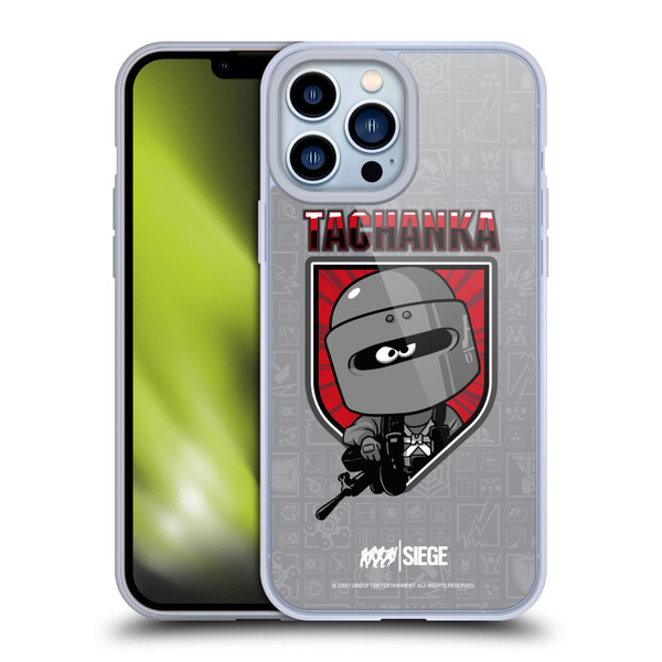 Tom Clancy's Rainbow Six Siege Chibi Operators Tachanka Soft Gel Case for Apple iPhone 13 Pro Max