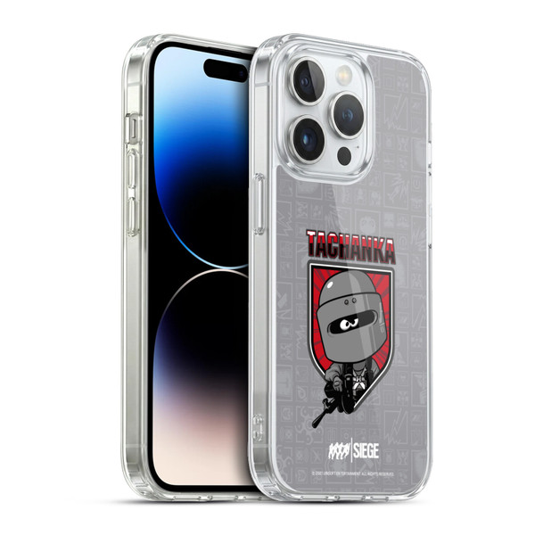 Tom Clancy's Rainbow Six Siege Chibi Operators Tachanka Soft Gel Case for Apple iPhone 13 Pro & MagSafe