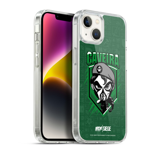 Tom Clancy's Rainbow Six Siege Chibi Operators Caveira Soft Gel Case for Apple iPhone 14 Plus & MagSafe