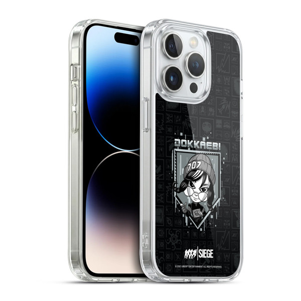 Tom Clancy's Rainbow Six Siege Chibi Operators Dokkaebi Soft Gel Case for Apple iPhone 14 Pro & MagSafe