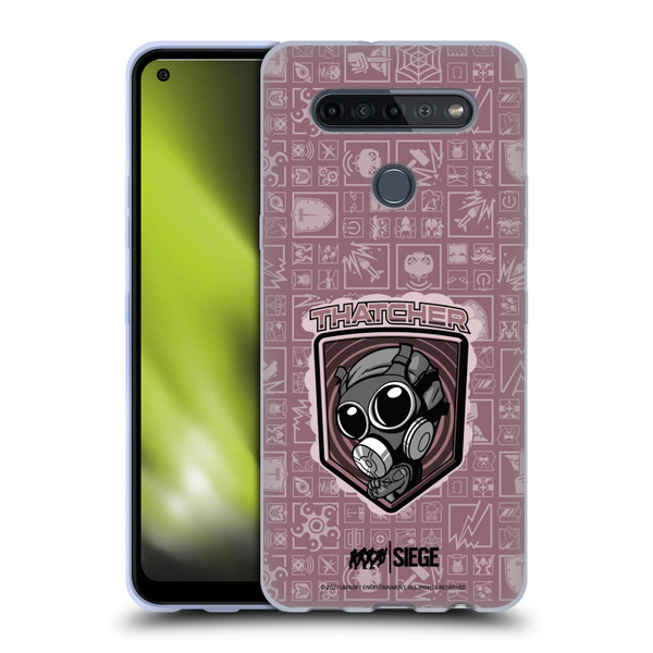 Tom Clancy's Rainbow Six Siege Chibi Operators Thatcher Soft Gel Case for LG K51S