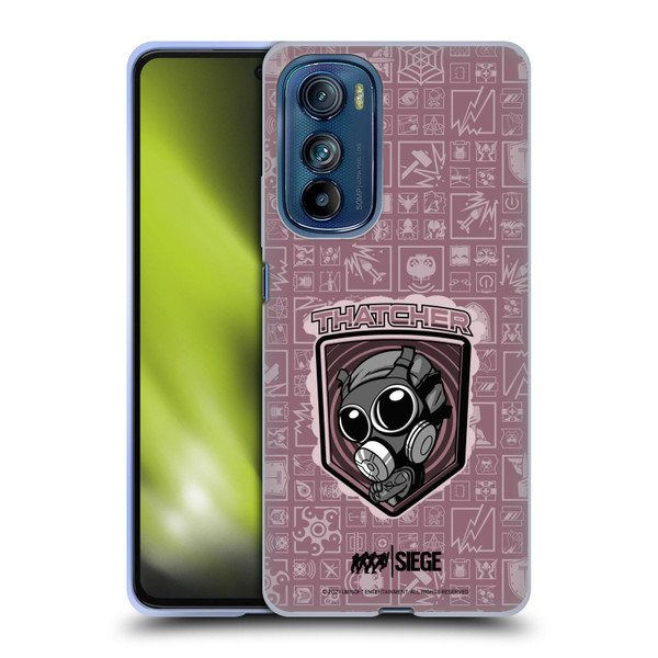 Tom Clancy's Rainbow Six Siege Chibi Operators Thatcher Soft Gel Case for Motorola Edge 30