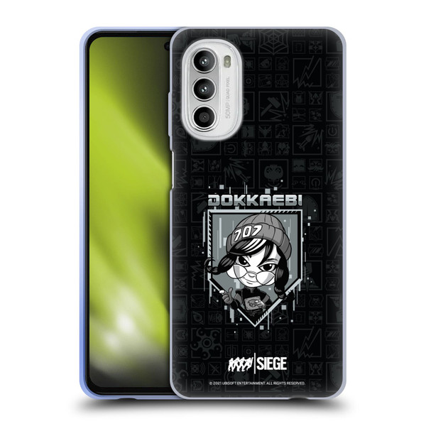 Tom Clancy's Rainbow Six Siege Chibi Operators Dokkaebi Soft Gel Case for Motorola Moto G52