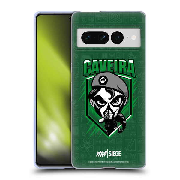 Tom Clancy's Rainbow Six Siege Chibi Operators Caveira Soft Gel Case for Google Pixel 7 Pro