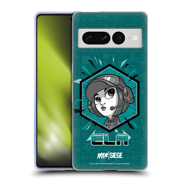 Tom Clancy's Rainbow Six Siege Chibi Operators Ela Soft Gel Case for Google Pixel 7 Pro