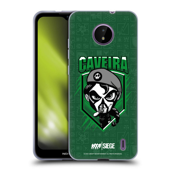 Tom Clancy's Rainbow Six Siege Chibi Operators Caveira Soft Gel Case for Nokia C10 / C20