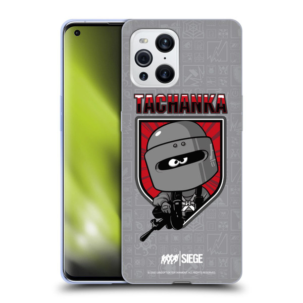 Tom Clancy's Rainbow Six Siege Chibi Operators Tachanka Soft Gel Case for OPPO Find X3 / Pro