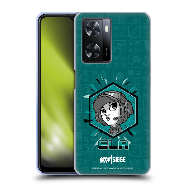 Tom Clancy's Rainbow Six Siege Chibi Operators Ela Soft Gel Case for OPPO A57s