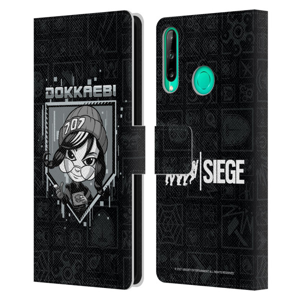 Tom Clancy's Rainbow Six Siege Chibi Operators Dokkaebi Leather Book Wallet Case Cover For Huawei P40 lite E