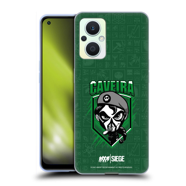 Tom Clancy's Rainbow Six Siege Chibi Operators Caveira Soft Gel Case for OPPO Reno8 Lite