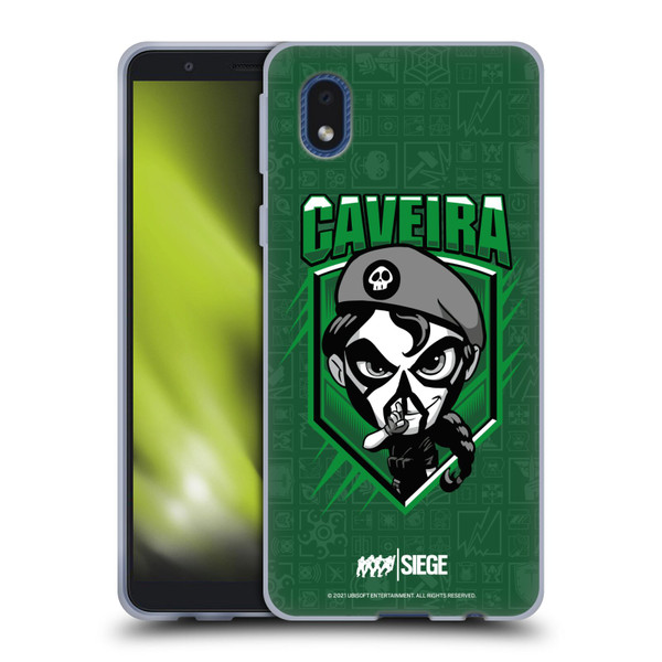 Tom Clancy's Rainbow Six Siege Chibi Operators Caveira Soft Gel Case for Samsung Galaxy A01 Core (2020)