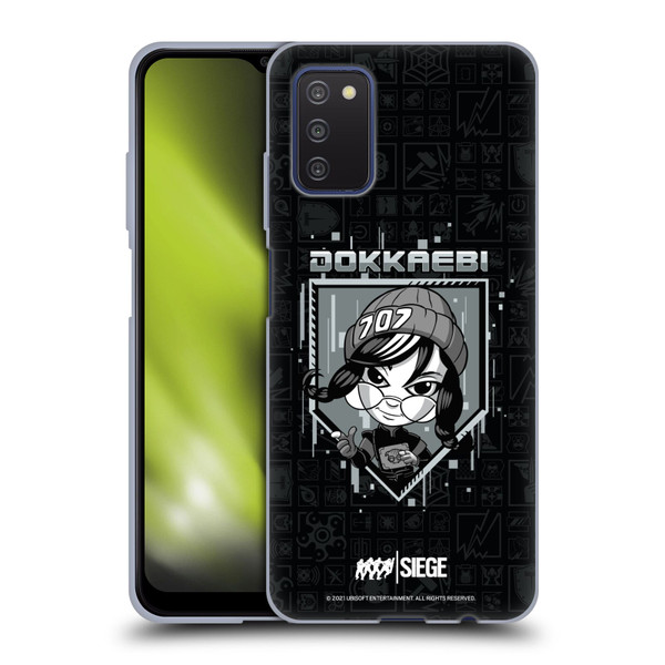 Tom Clancy's Rainbow Six Siege Chibi Operators Dokkaebi Soft Gel Case for Samsung Galaxy A03s (2021)