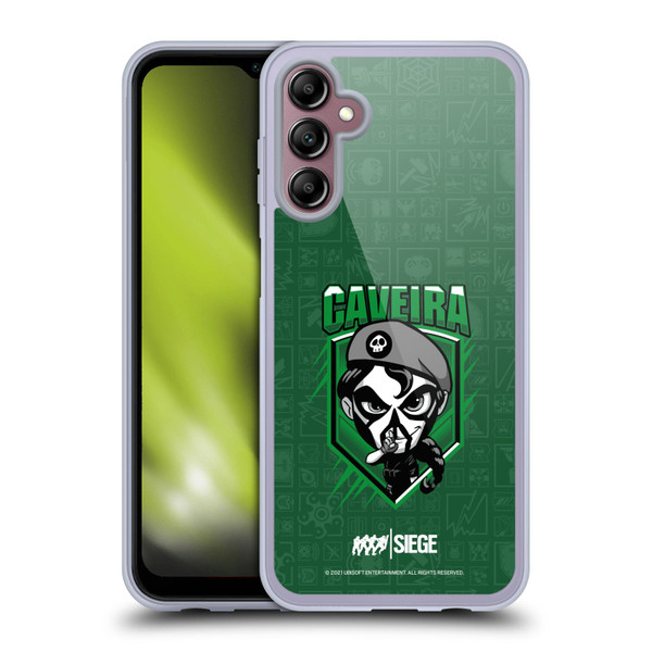 Tom Clancy's Rainbow Six Siege Chibi Operators Caveira Soft Gel Case for Samsung Galaxy A14 5G