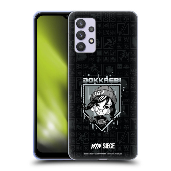 Tom Clancy's Rainbow Six Siege Chibi Operators Dokkaebi Soft Gel Case for Samsung Galaxy A32 5G / M32 5G (2021)