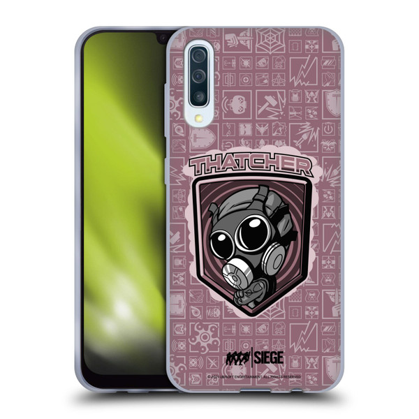 Tom Clancy's Rainbow Six Siege Chibi Operators Thatcher Soft Gel Case for Samsung Galaxy A50/A30s (2019)