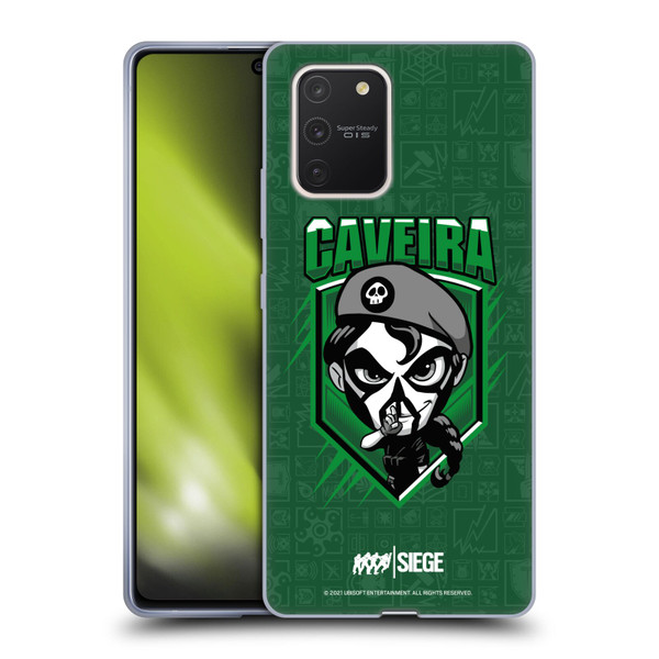 Tom Clancy's Rainbow Six Siege Chibi Operators Caveira Soft Gel Case for Samsung Galaxy S10 Lite