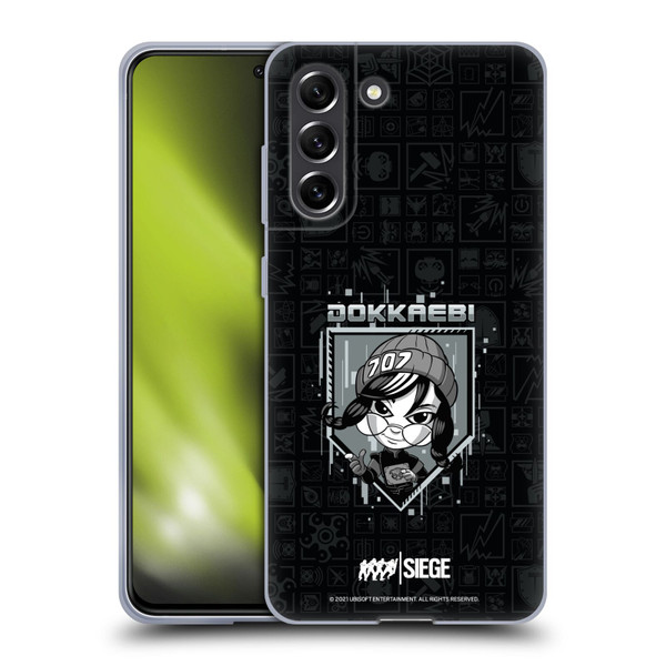 Tom Clancy's Rainbow Six Siege Chibi Operators Dokkaebi Soft Gel Case for Samsung Galaxy S21 FE 5G