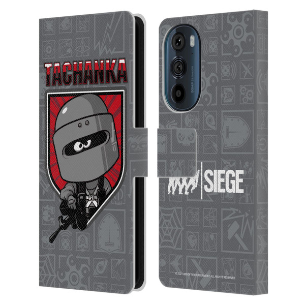 Tom Clancy's Rainbow Six Siege Chibi Operators Tachanka Leather Book Wallet Case Cover For Motorola Edge 30