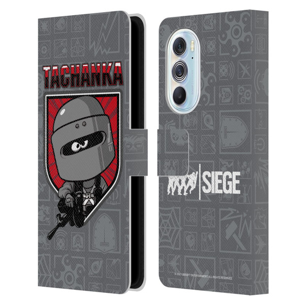 Tom Clancy's Rainbow Six Siege Chibi Operators Tachanka Leather Book Wallet Case Cover For Motorola Edge X30