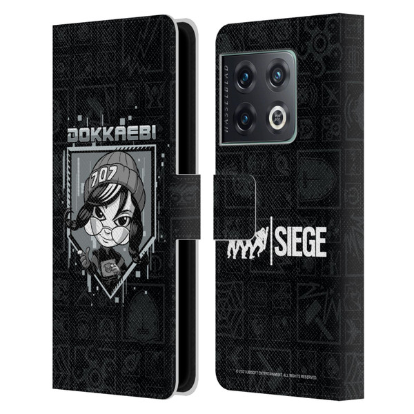 Tom Clancy's Rainbow Six Siege Chibi Operators Dokkaebi Leather Book Wallet Case Cover For OnePlus 10 Pro