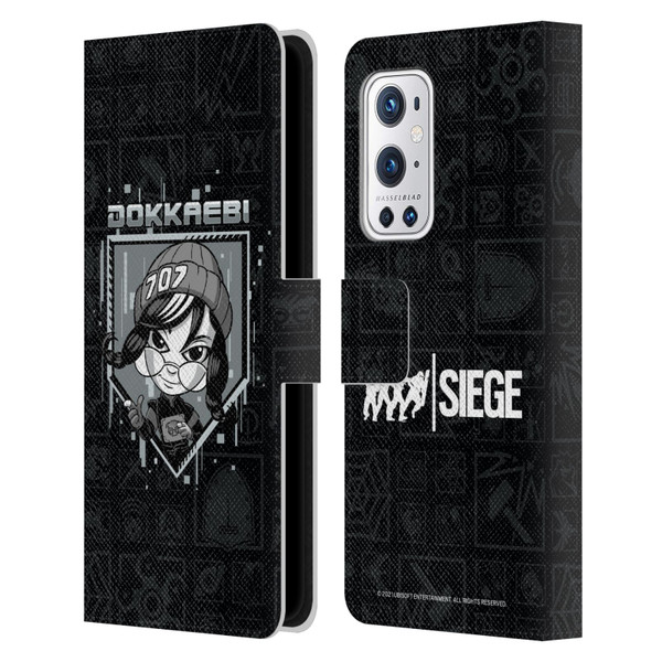 Tom Clancy's Rainbow Six Siege Chibi Operators Dokkaebi Leather Book Wallet Case Cover For OnePlus 9 Pro