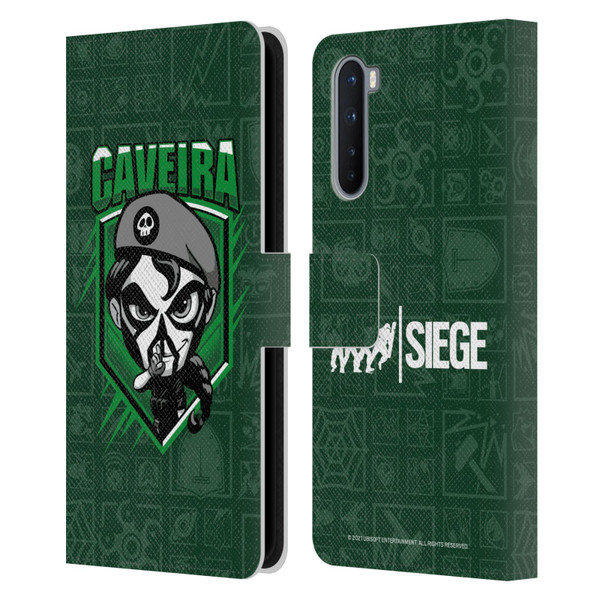 Tom Clancy's Rainbow Six Siege Chibi Operators Caveira Leather Book Wallet Case Cover For OnePlus Nord 5G