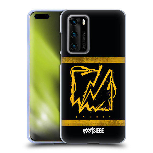 Tom Clancy's Rainbow Six Siege Icons Bandit Soft Gel Case for Huawei P40 5G