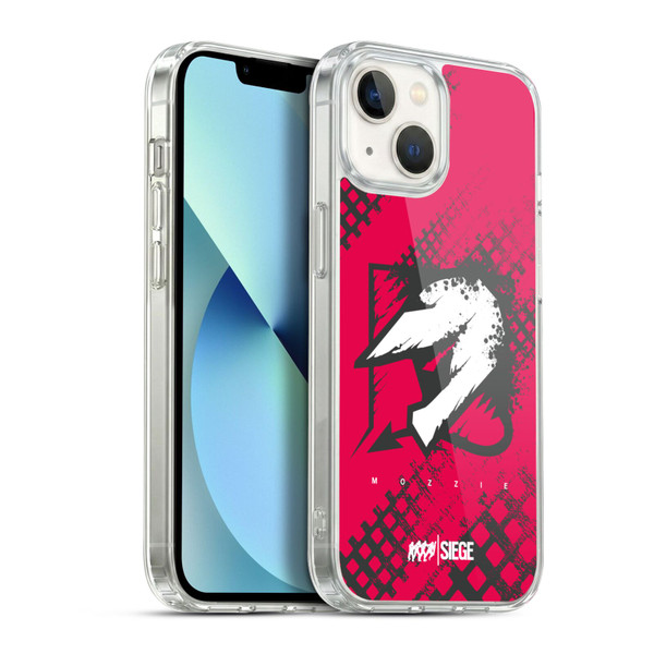 Tom Clancy's Rainbow Six Siege Icons Mozzie Soft Gel Case for Apple iPhone 13